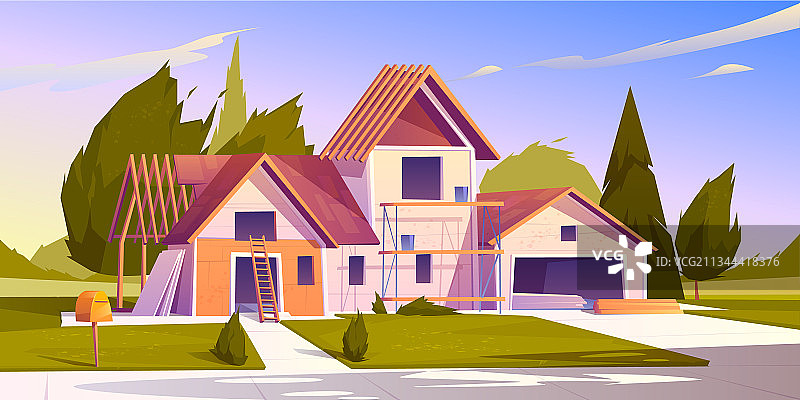 房屋建筑工地图片素材