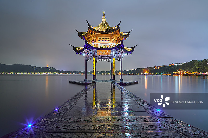 杭州湖滨公园图片素材