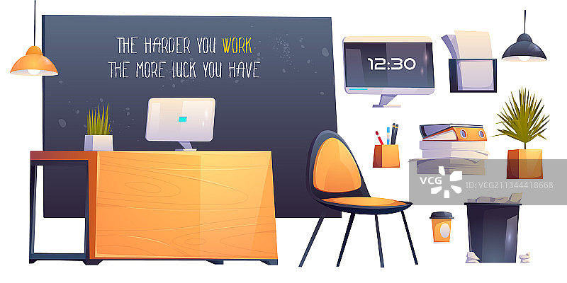 现代办公室室内商业工作场所图片素材