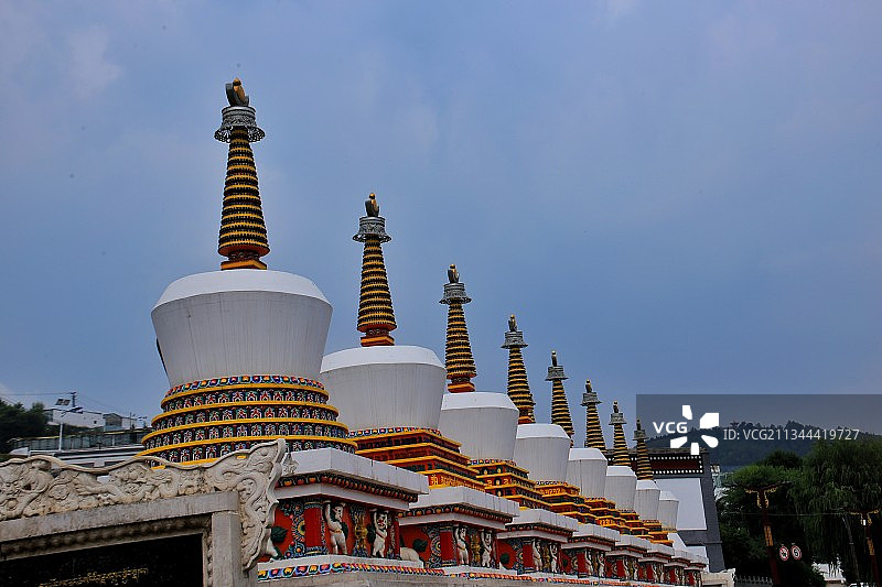 中国藏传佛教格鲁派六大寺院之一——塔尔寺图片素材