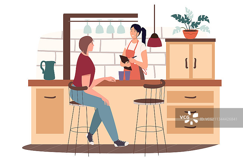 咖啡馆网络概念设计图片素材