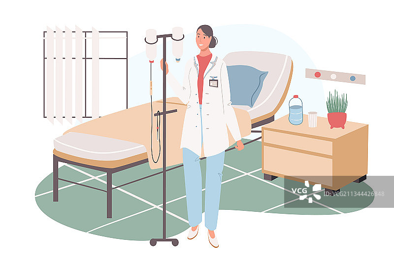 医疗办公室网页概念图片素材