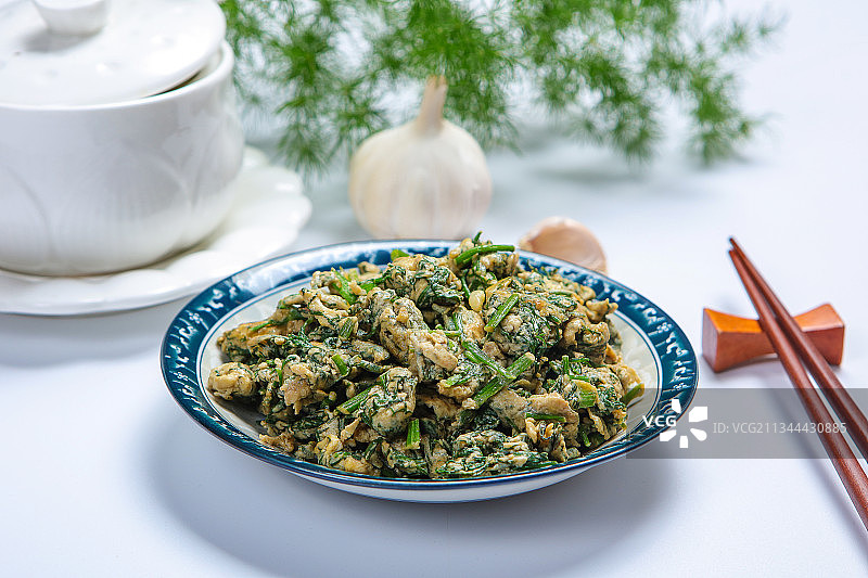 茴香炒鸡蛋图片素材