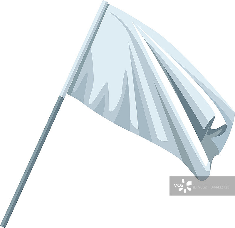 飘扬的白旗图片素材