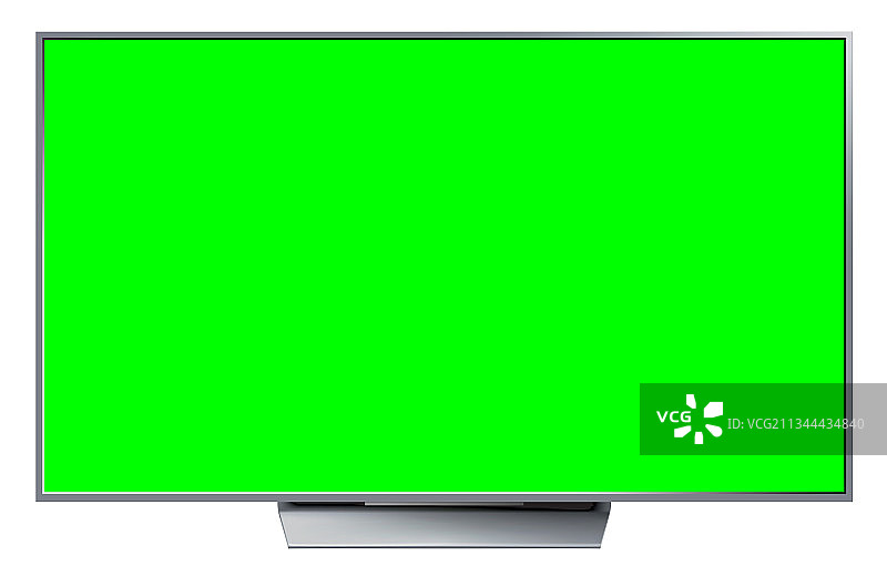 绿色电视液晶显示屏模型图片素材