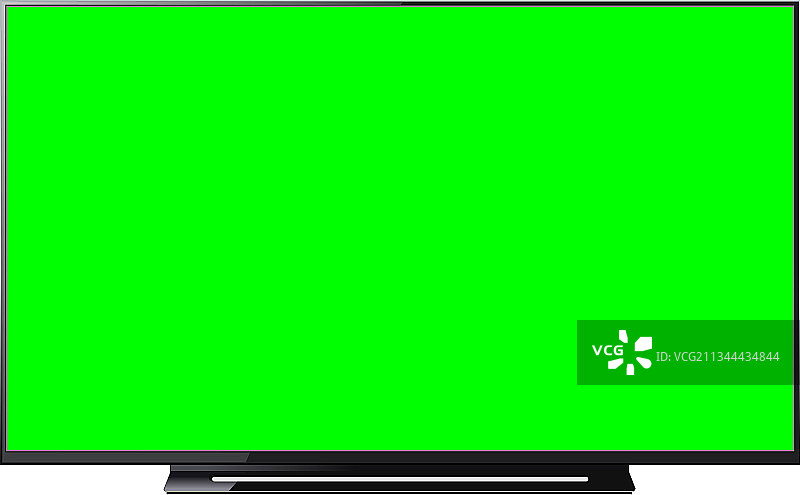 绿色电视液晶显示屏模型图片素材