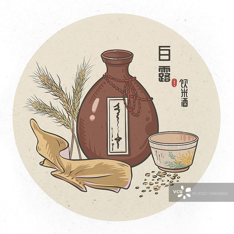 二十四节气之白露图片素材