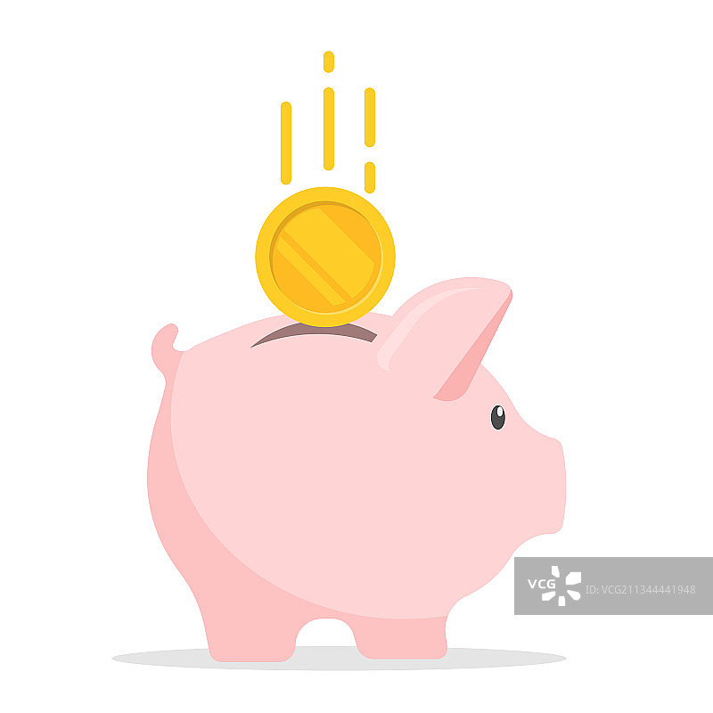 存钱储蓄罐：经济概念图片素材