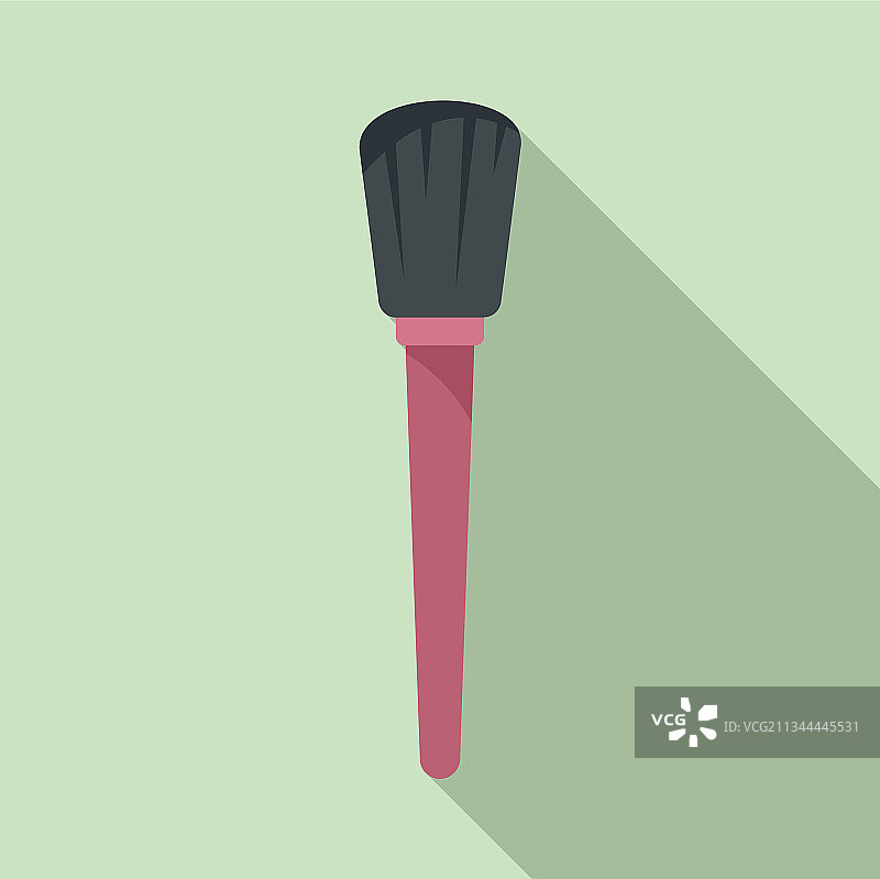 化妆刷扁平图标图片素材