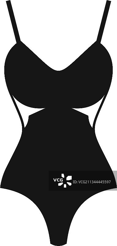 简洁芭蕾舞者服装图标图片素材