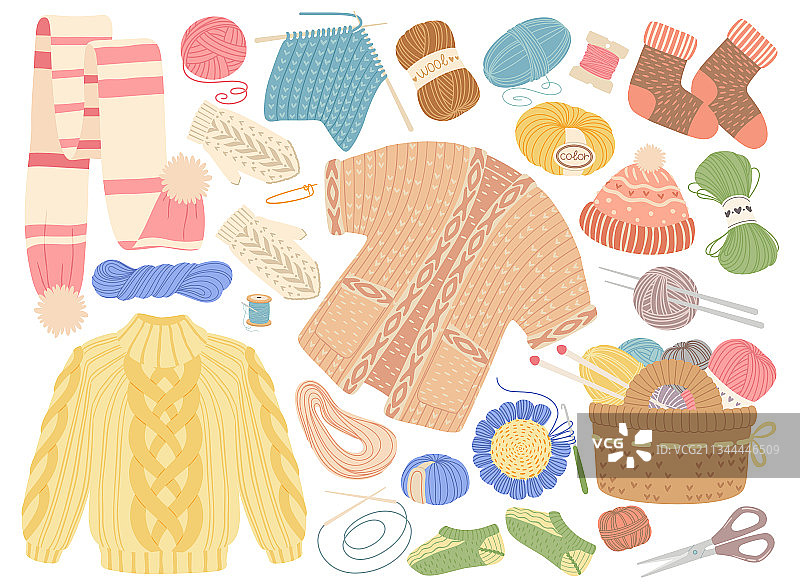 针织服装针织保暖冬装图片素材