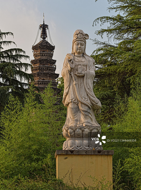 崇法寺塔图片素材