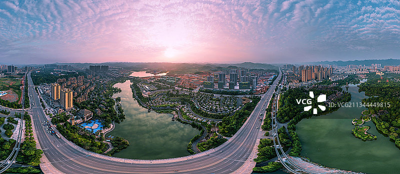 重庆城市风光-璧山秀湖公园图片素材