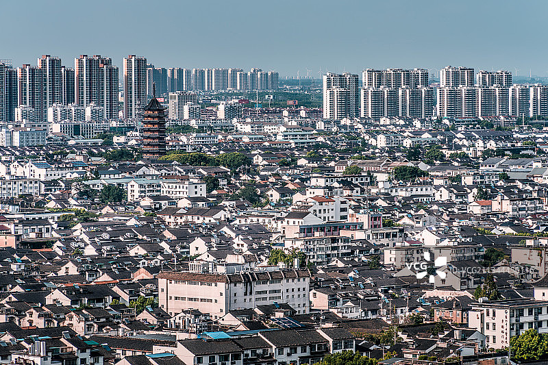 古城中的北寺塔图片素材