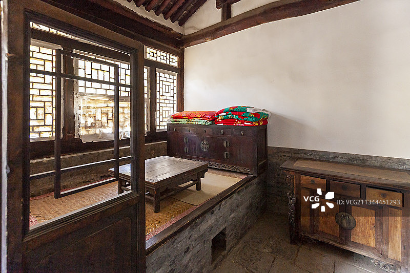 明代古村落-爨底下村-室内图片素材