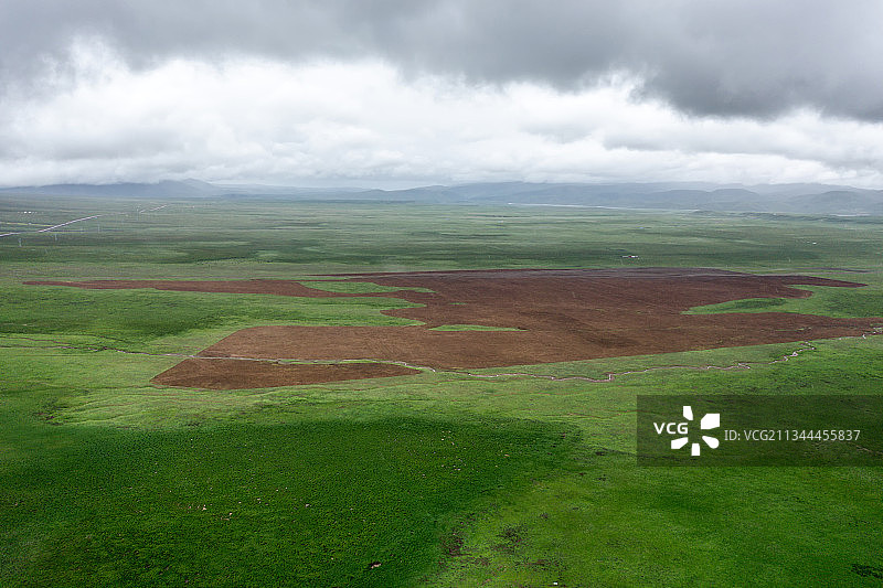 祁连山大草原图片素材
