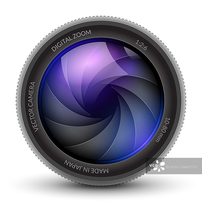 相机快门照片对焦隔离镜头设计图片素材