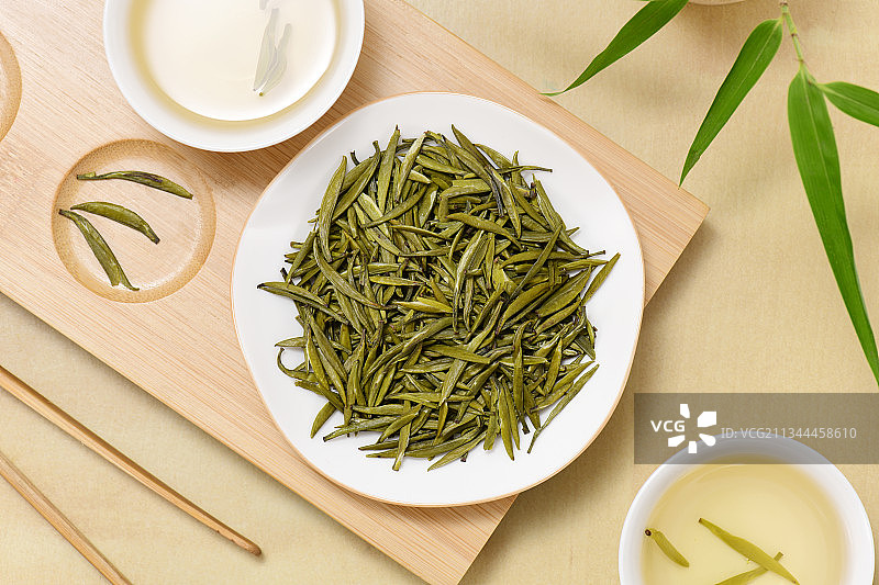 竹叶青绿茶图片素材