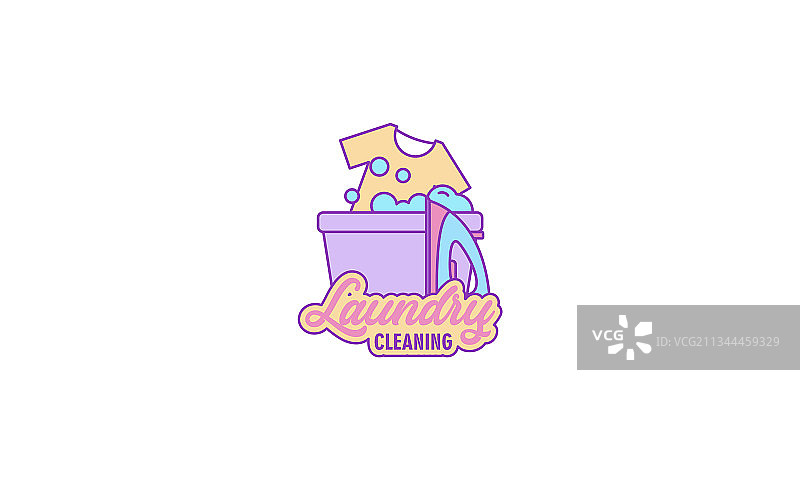 洗衣清洁精细标志图片素材