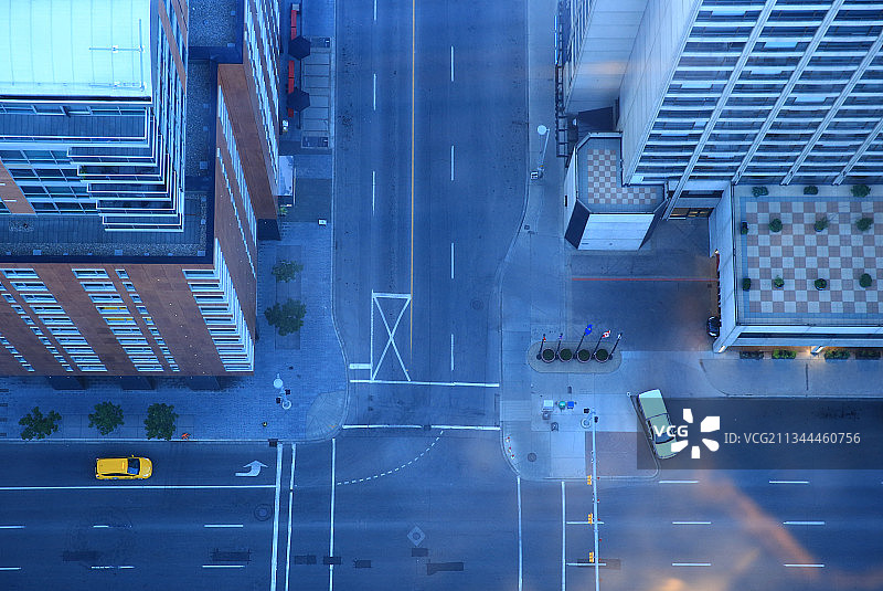 俯瞰街道图片素材