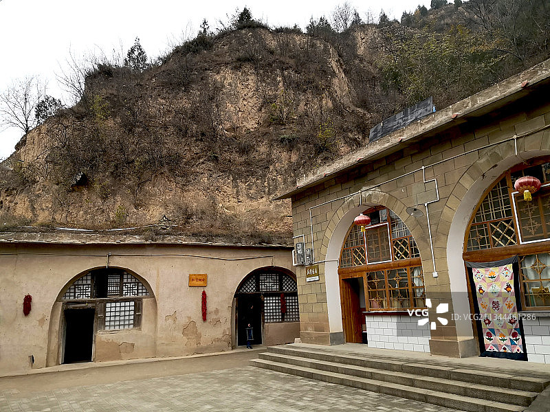 中国陕西省延安市延川县梁家河村--知青旧居图片素材