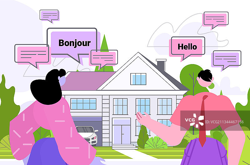 使用多语种翻译应用程序图片素材