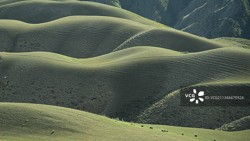 喀拉峻人体草原图片素材