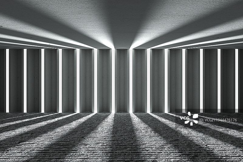 现代简洁通道，三维图形图片素材