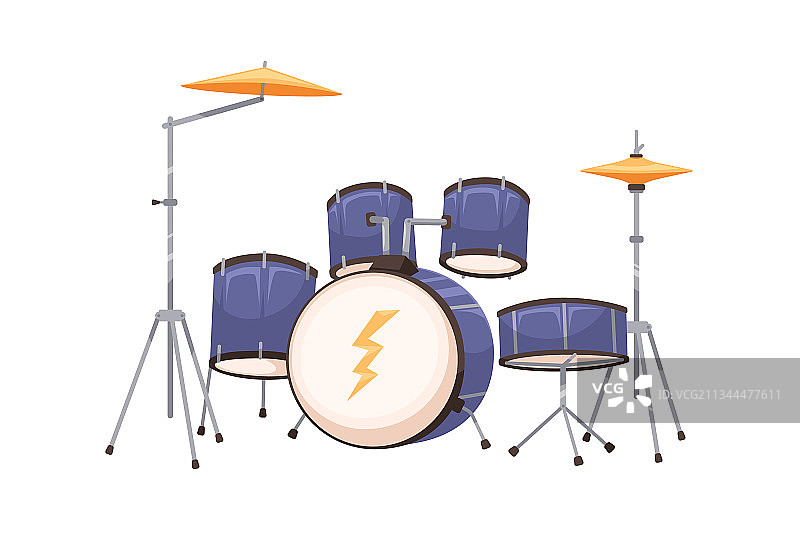 现代架子鼓打击乐器图片素材