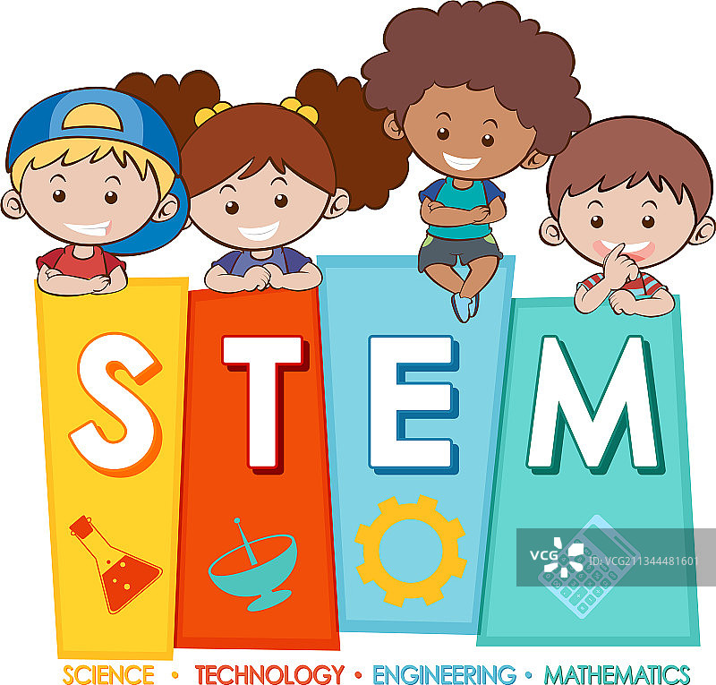 儿童卡通干细胞教育标志banner图片素材