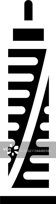 摩天住宅Glyph图标图片素材