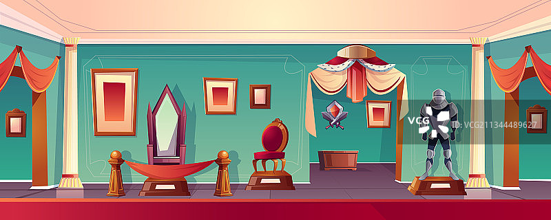 中世纪骑士博物馆背景图片素材