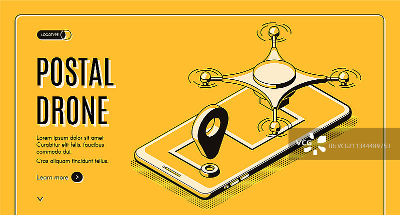 快递服务手机App Web banner图片素材