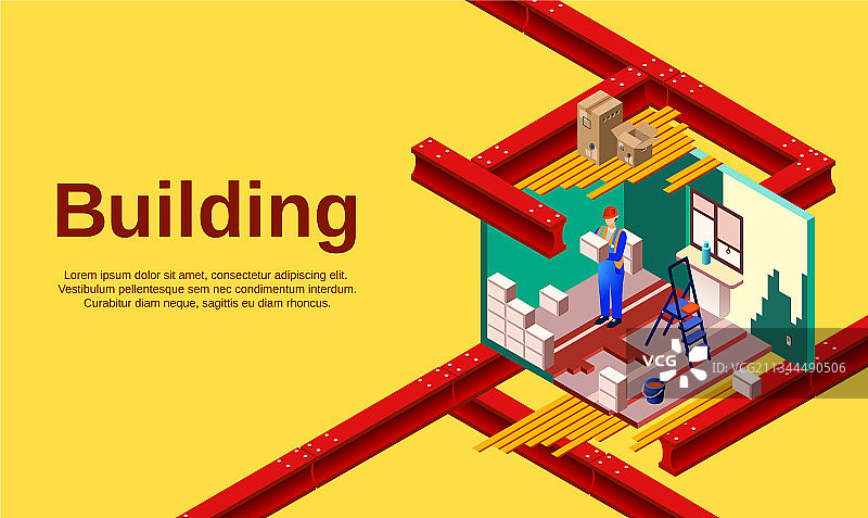 房屋建筑横截面图片素材