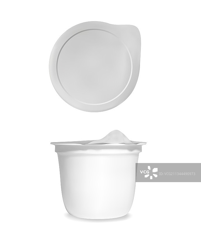 酸奶塑料包装图片素材