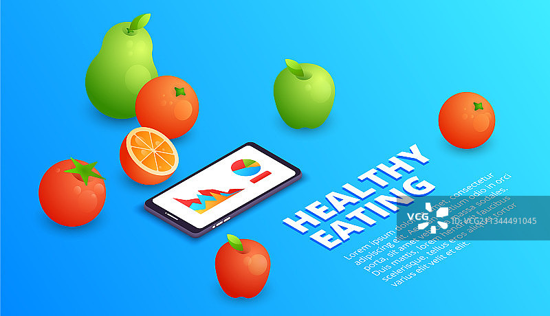 健康饮食App图片素材