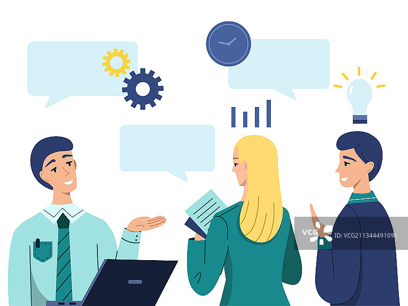 经理展示项目构想图片素材