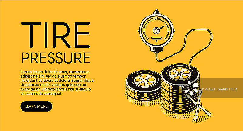 汽车轮胎压力自动服务图片素材