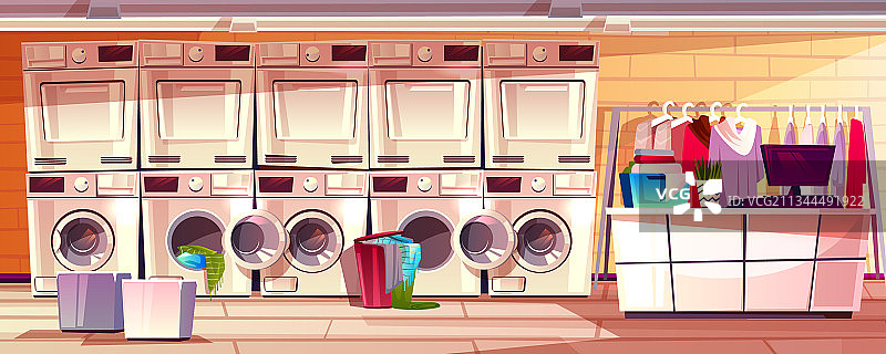 洗衣店自助洗衣房图片素材
