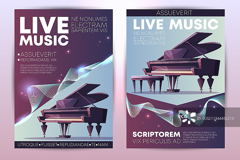 现场音乐会宣传册模板图片素材