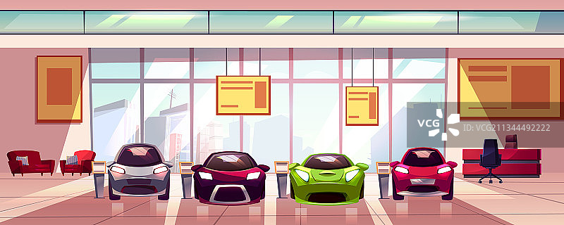 汽车展厅背景图片素材