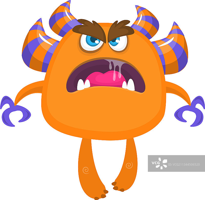 可爱卡通小怪物图片素材