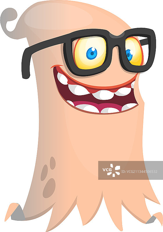 有趣的卡通怪物万圣节图片素材