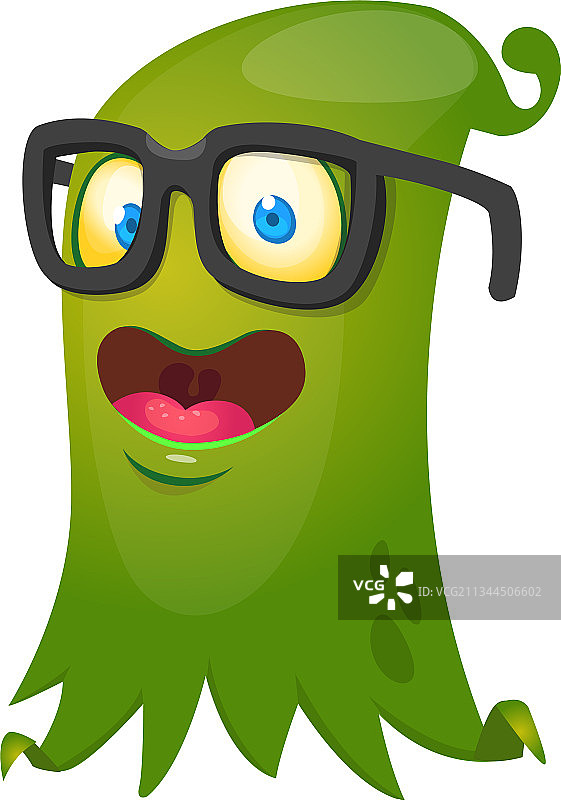 有趣的卡通怪物万圣节图片素材