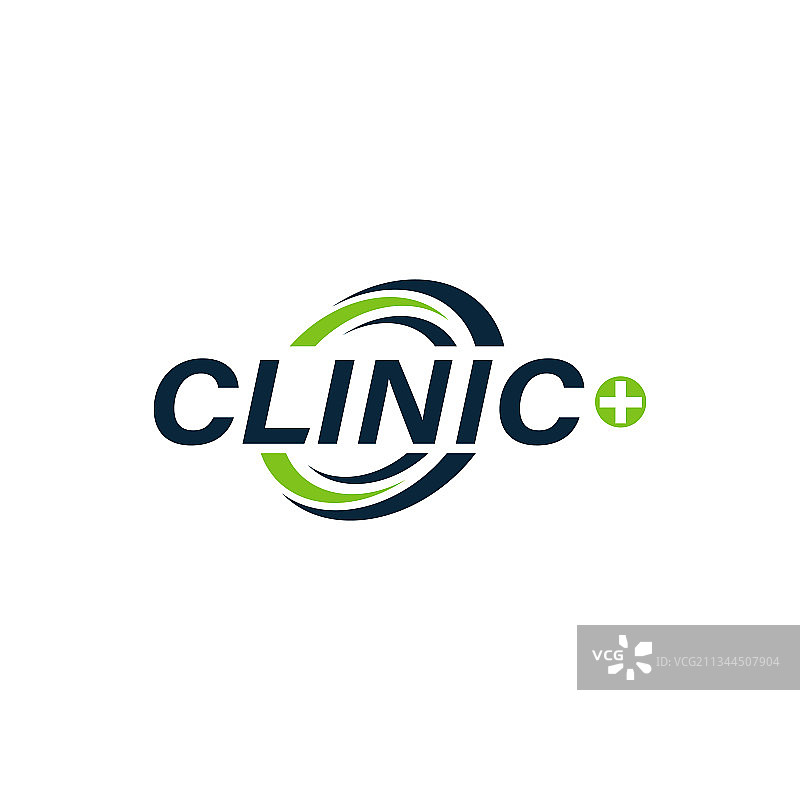 医疗诊所企业健康标志设计符号图片素材