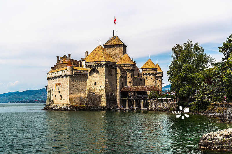 瑞士西庸城堡图片素材