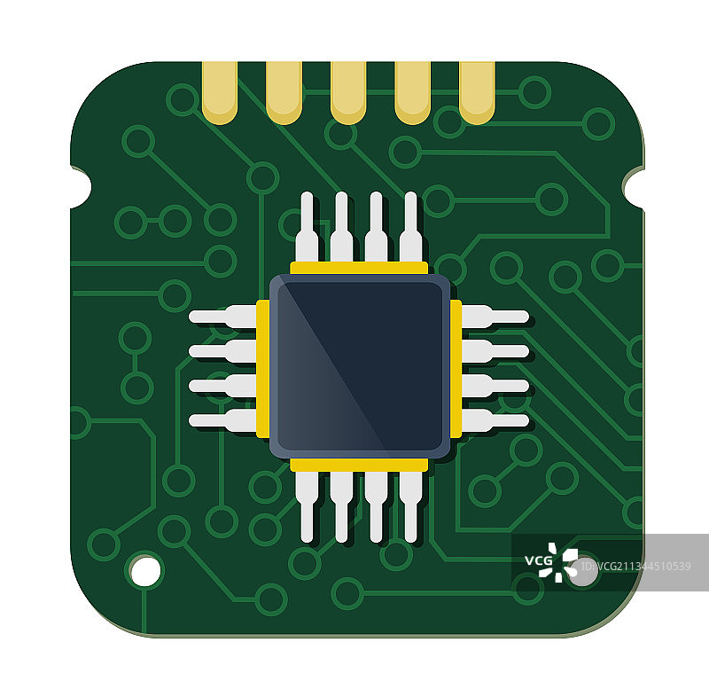 单芯片电子设备技术图片素材