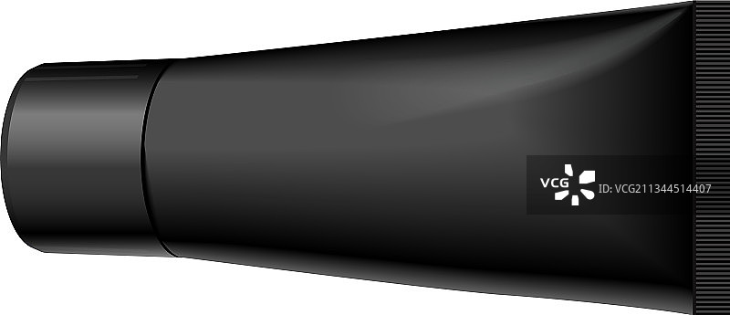 化妆品或乳霜黑色小管图片素材