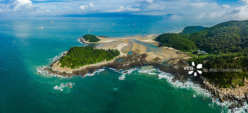 中国广东省阳江市闸坡马尾岛图片素材