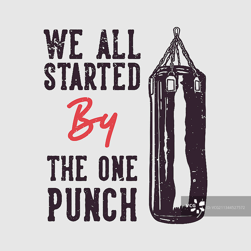 T恤设计标语：我们都从这里开始图片素材